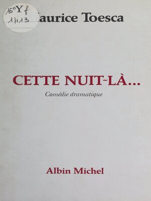 cover image of Cette nuit-là...
